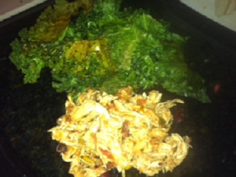 slow cooker chicken with kale